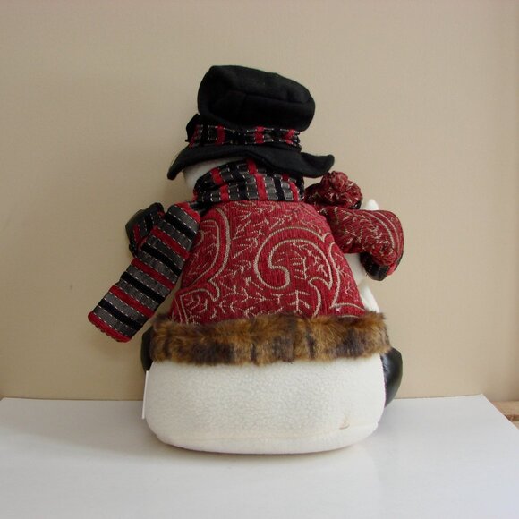 Snowman Plush Christmas Winter Decor BRAND NEW IN BOX NIB - Picture 3 of 3